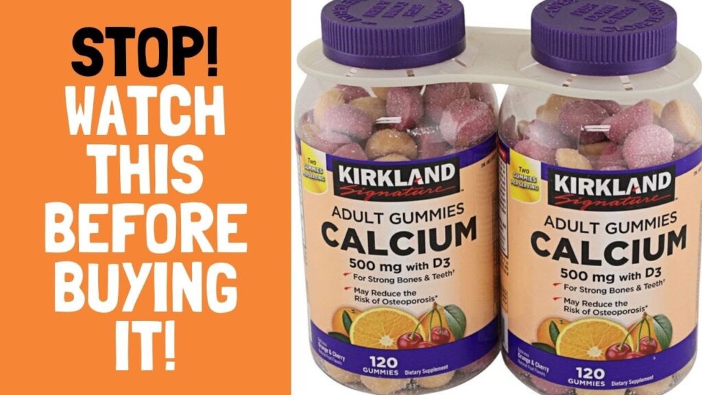 Kirkland Signature Chewable Calcium with Vitamin D3 Adult Gummies