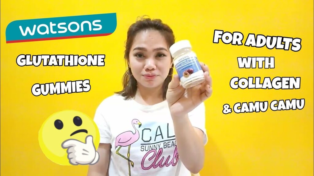 WATSONS GLUTATHIONE GUMMIES FOR ADULTS• WITH COLLAGEN & CAMU CAMU